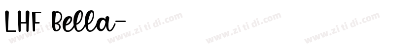 LHF Bella字体转换